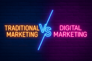 Traditional Marketing vs Digital Marketing
