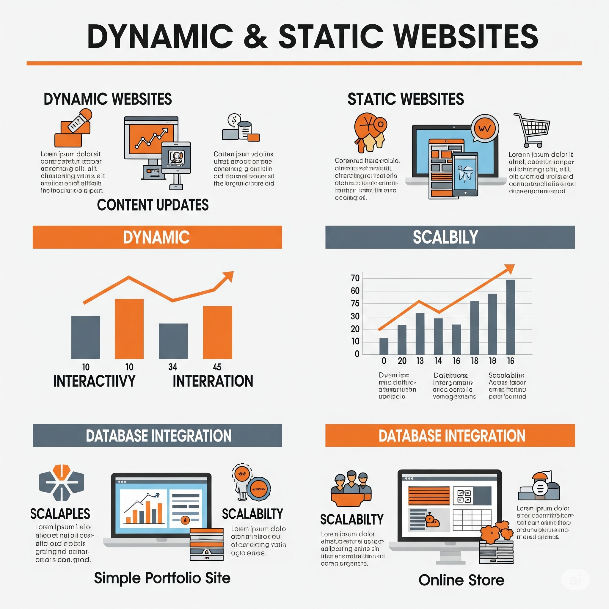 Dynamic Website and Static Website: Key Differences